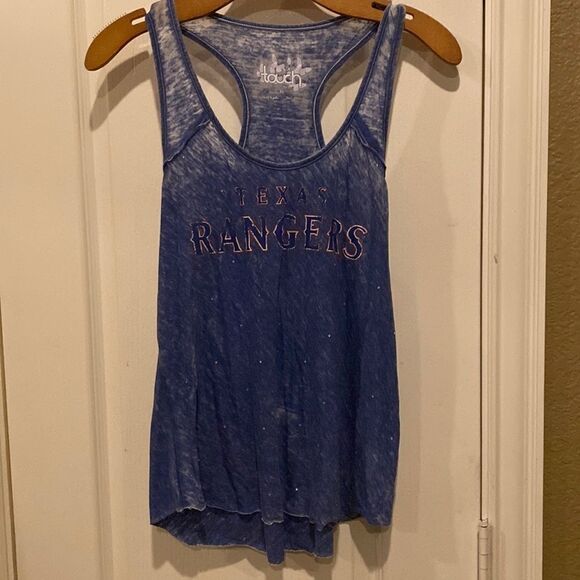MLB Texas Rangers Touch by Alyssa Milano Women's Navy Tank Top Size Medium NWOT - Picture 1 of 8